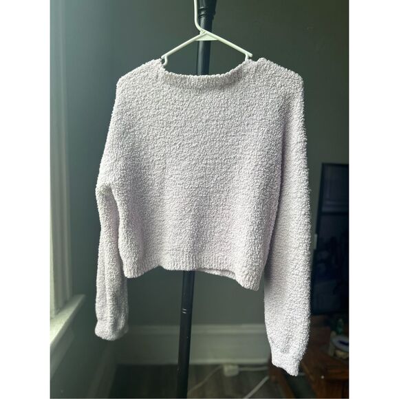 Cozy Purple Jessica Simpson Fuzzy Cardigan - Picture 5 of 7